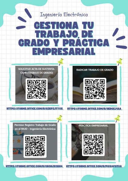 Imagen decorativa Registrar tu Trabajo de Grado y Práctica Empresarial!