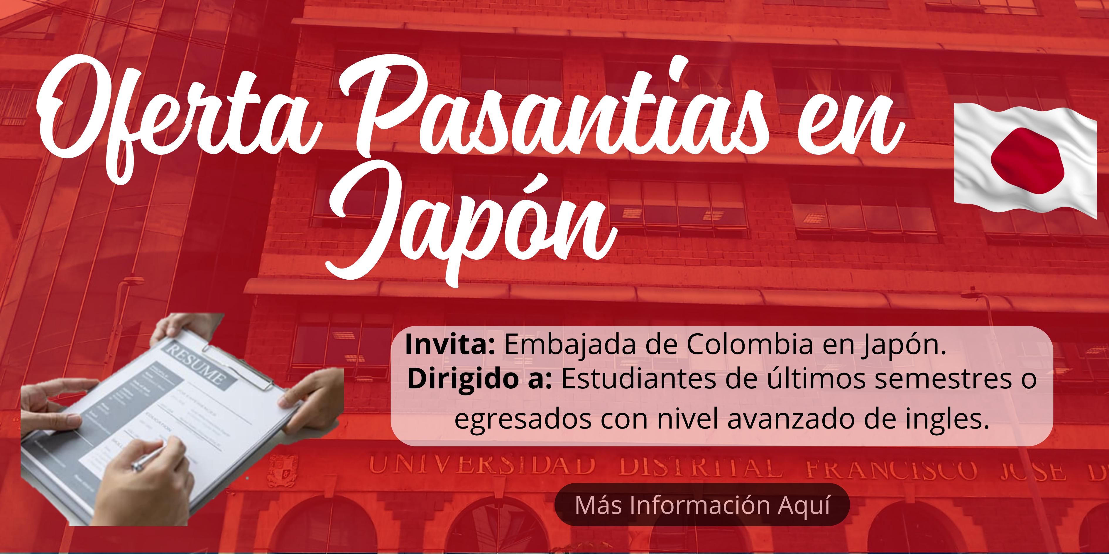 Imagen decorativa Oferta de pasantías presenciales en Japón