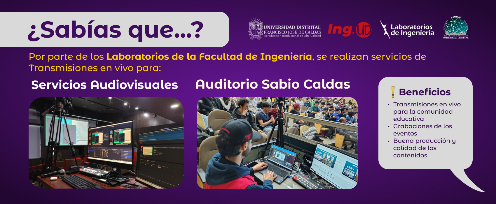 Transmisiones en vivo