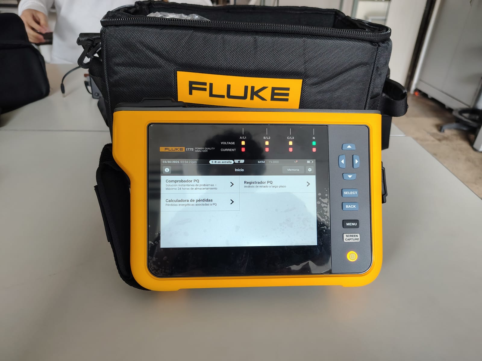 Generador Energia Fluke