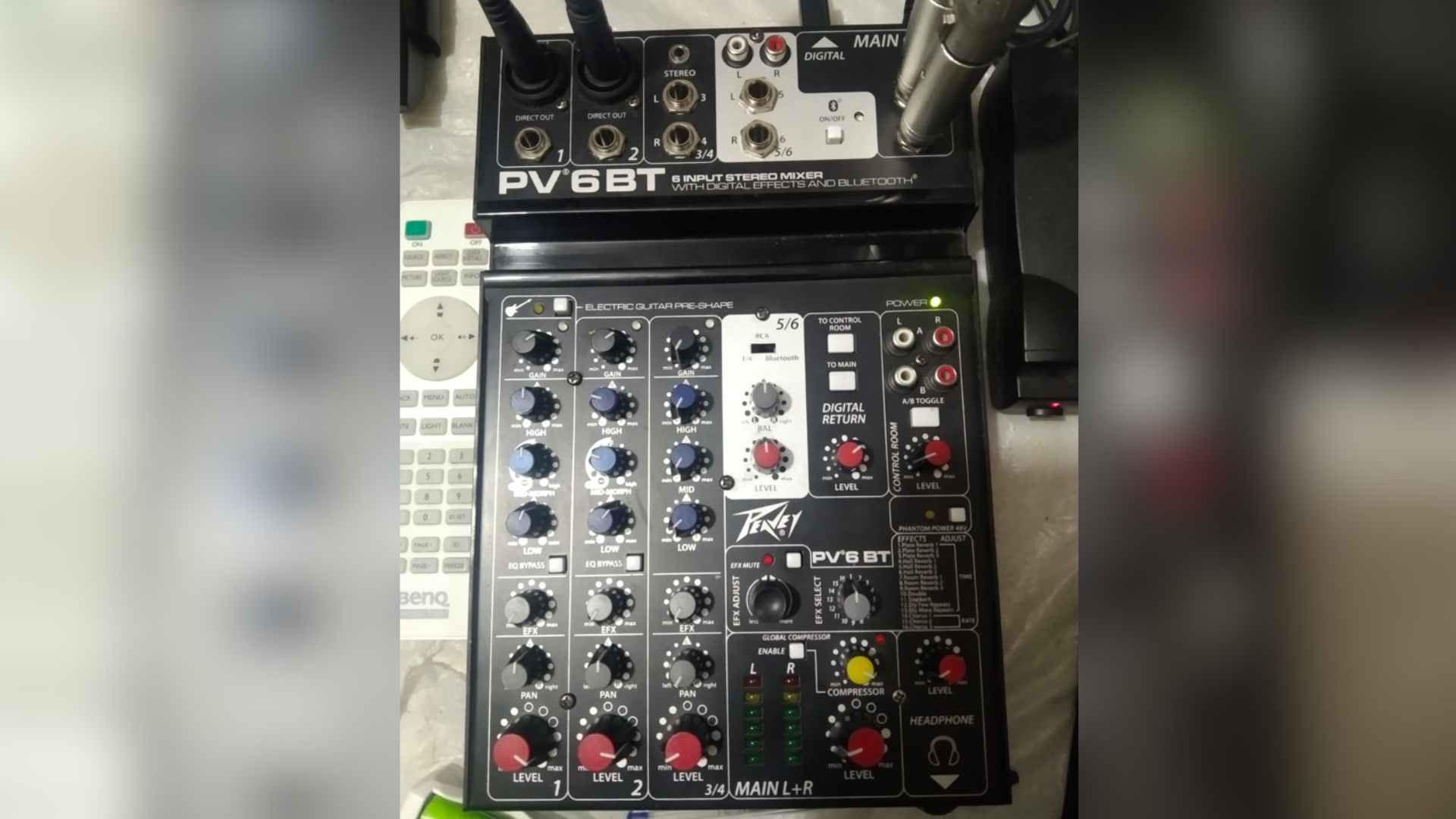 Consola de sonido