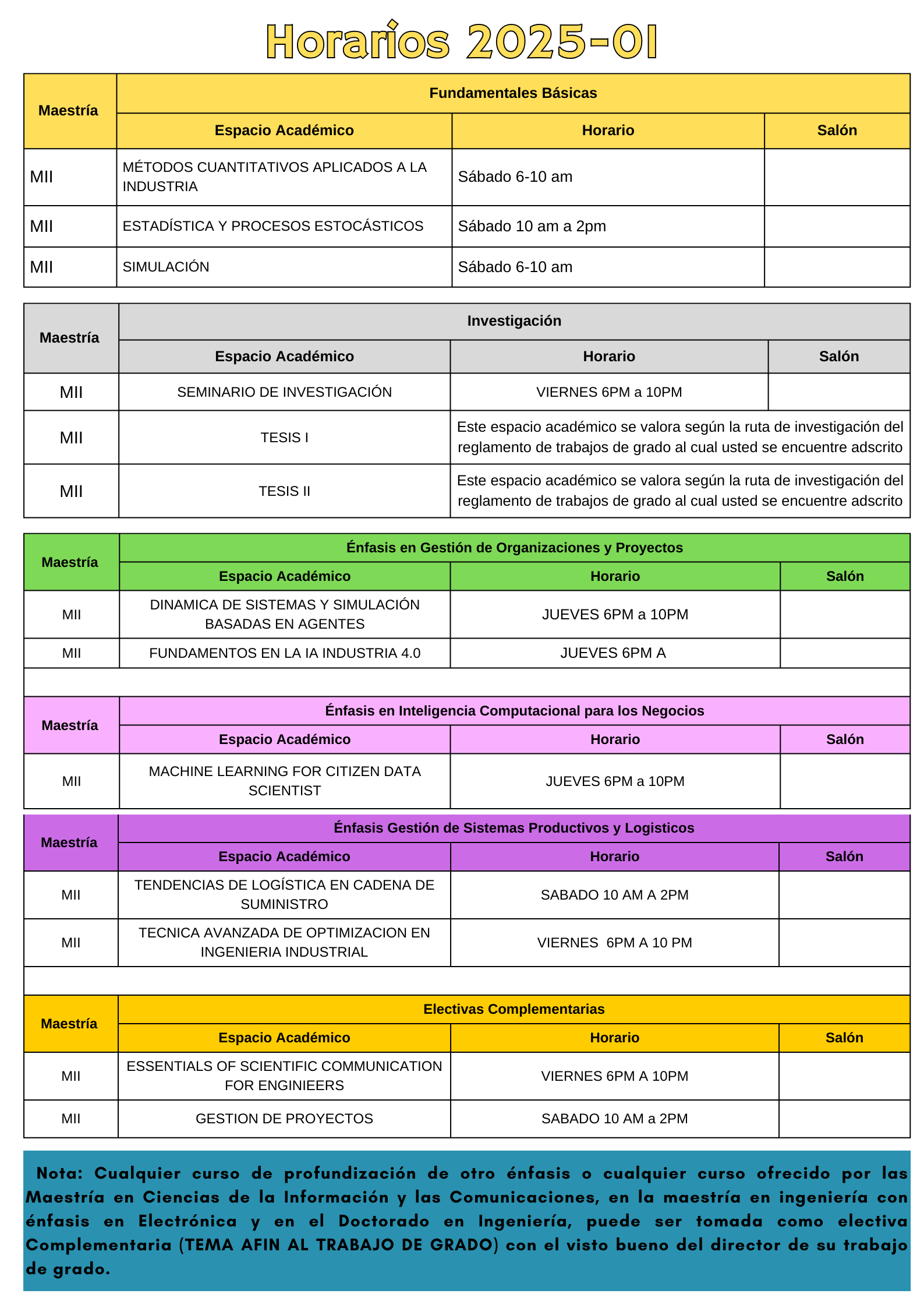 horarios 