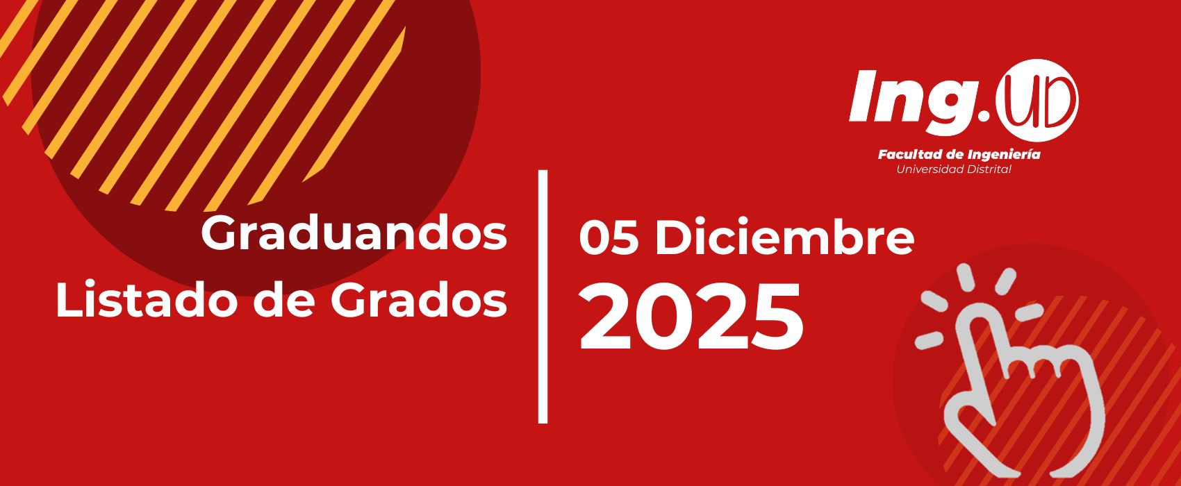 Listado de Graduandos 05 de diciembre 2025