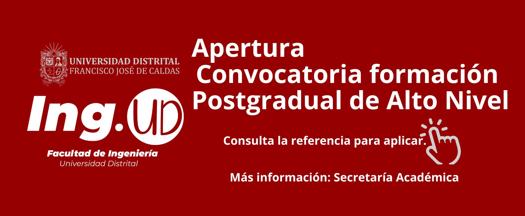 Convocatoria Formación postgradual de alto nivel