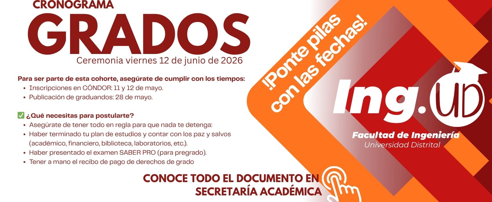 Cronograma Grados 12 Junio 2026 (Secing)