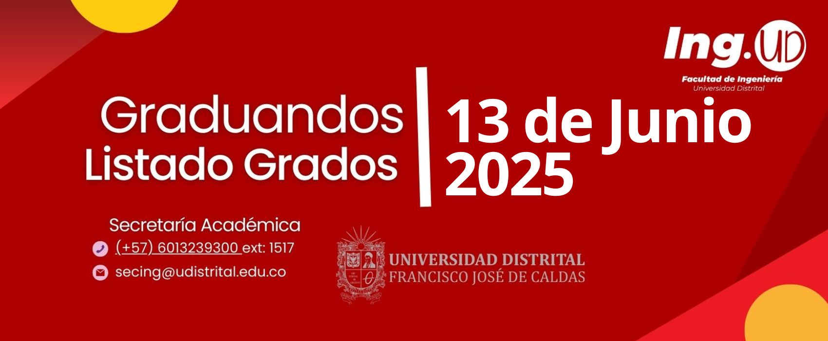 Imagen decorativa: Listado de Graduandos
