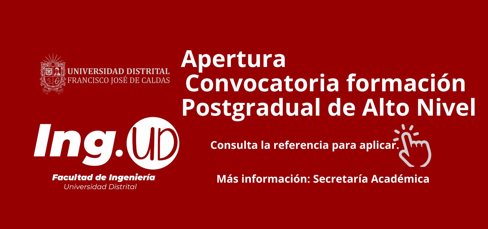 Imagen decorativa Decisión Consejo de Facultad Sesión No. 01 2026 – Convocatoria Formación Posgradual 2026
